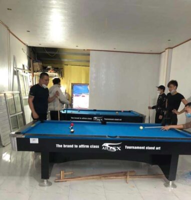 Lạc đạo billiards lắp đặt bàn bida nội địa 9018 tại Bắc Ninh